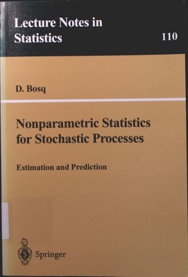 Nonparametric statistics for stochastic processes estimation and predict 2080066