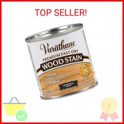 Varathane 1/2 pt Rust-Oleum 262023 Spring Oak Premium Fast Dry Wood Stain
