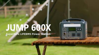 VTOMAN Jump 600X Portable Power Station 600W, 299Wh LiFePO4