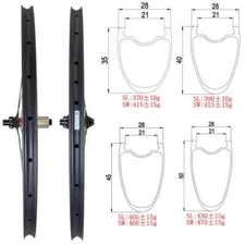 700c Grave Road Bicycle Wheelset Tubeless 40mm Deep 28mm Wide Straight Pull