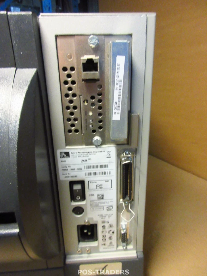 Zebra Z4M Plus Z4M00-300E-0030 300DPI Thermal LAN Label Printer PAPER OUT ERROR - Bild 3 von 3