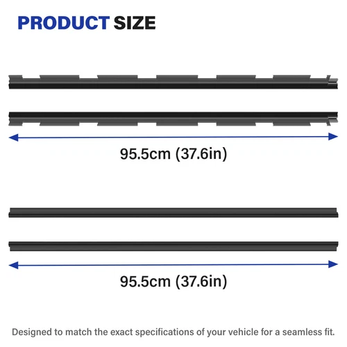 For Chevy Truck Inner & Outer Window Sweep Felt Seal Weatherstrip 4 Pc Kit Set - Bild 6 von 24