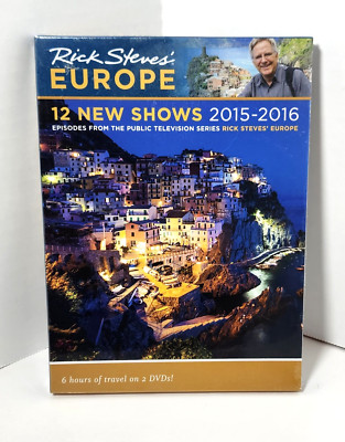 Rick Steves' EUROPE: 12 New Shows 2015-2016 ~ 6 Hours of Travel on 3 DVDs **NEW*