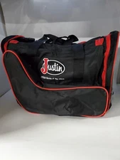 Justin Boots NFR PRCA Rodeo Wrangler 2018 Las Vegas BOOT DUFFLE Bag