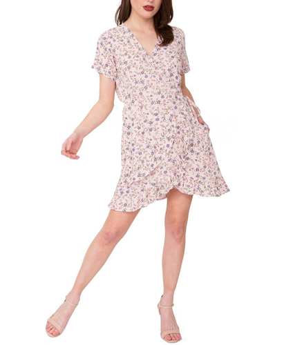 Mini Vestido Envolvente con Volantes Estampado Floral - Vestido de Verano con Bolsillos - UK M 10-12 - Imagen 2 de 7