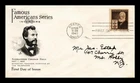 DR JIM STAMPS US COVER ALEXANDER GRAHAM BELL FAMOUS AMERICANS FDC ARTCRAFT