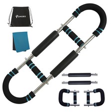 Twister Arm Exerciser   40-130lbs Adjustable Power Twister Bar with 2 Springs...