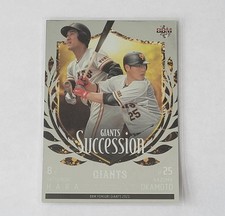 2021 BBM Yomiuri Giants Tatsunori Hara/Kazuma Okamoto Giants Succession GS3