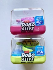 Lot of 2 Zuru Robo Alive Turtle - Swim and Walk Like a Real Turtle!  - New