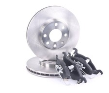 MAPCO Bremsenset Vorne Bremsscheiben Beläge Satz für OPEL Astra G CC (T98) 256mm