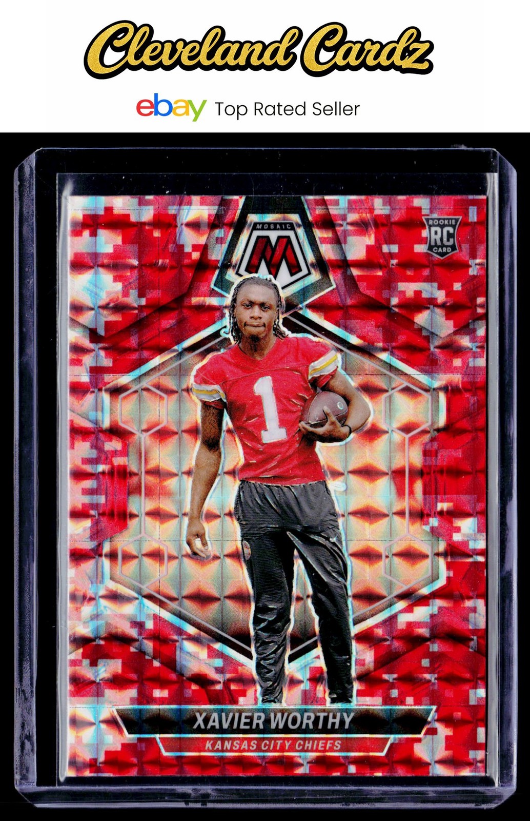 Xavier Worthy Camo Red #328