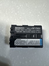 Sony NP-FM50 InfoLithium M Battery 7.2V 8.5Wh Japan Digital Camera Camcorder OEM