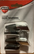 Auto Drive Deer Warning Chrome Whistle For Automobiles, Pack of 2