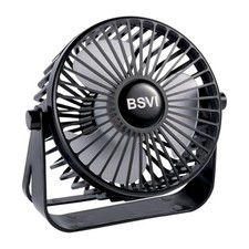Desk Fan Portable Personal Desktop Mini Cooling Micro with Cable USB Black - 1