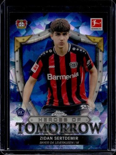 Zidan Sertdemir 2021-22 Topps Chrome Bundesliga Sapphire Heroes Of Tomorrow