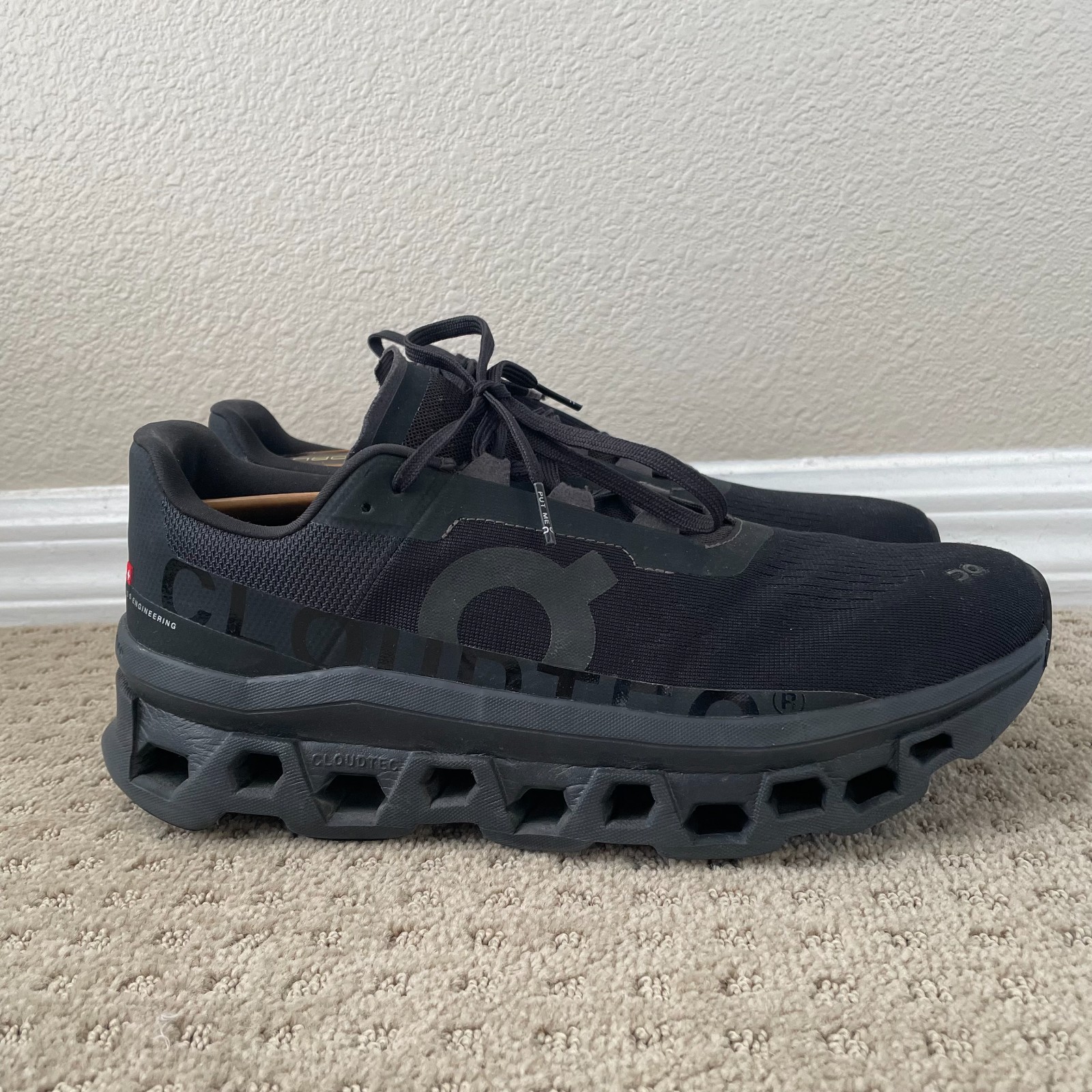 On Cloud CloudMonster Athletic All Black Running … - image 7