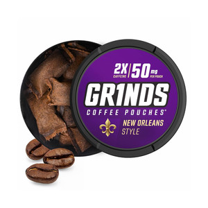 grind tobacco replacement Grinds New Orleans Style Coffee Pouches | 3 Cans