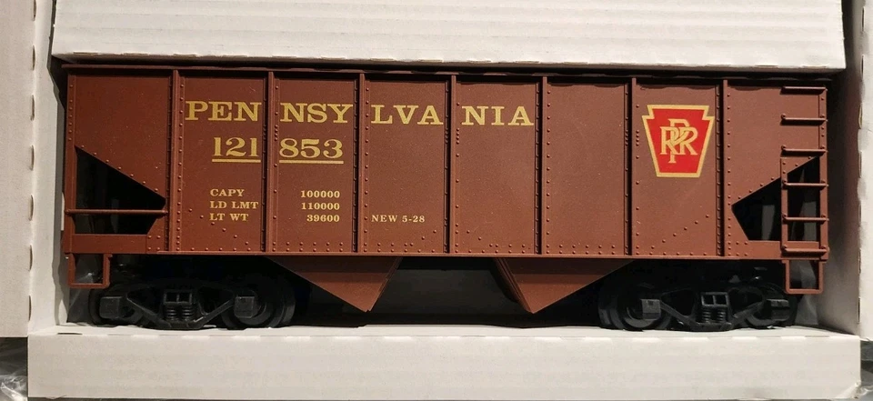 Piko G Scale Rib Side Hopper Car Pennsylvania #121853 - Image 3 of 4