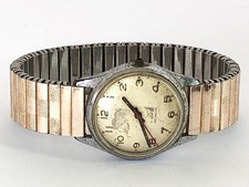 VINTAGE 1960s SWISS MENS 17 JEWEL FHF ST 96 MOVEMENT WRIST WATCH