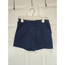 Girl's sz 8 Navy Blue Pull On Shorts Pockets by 365 Kids Garanimals