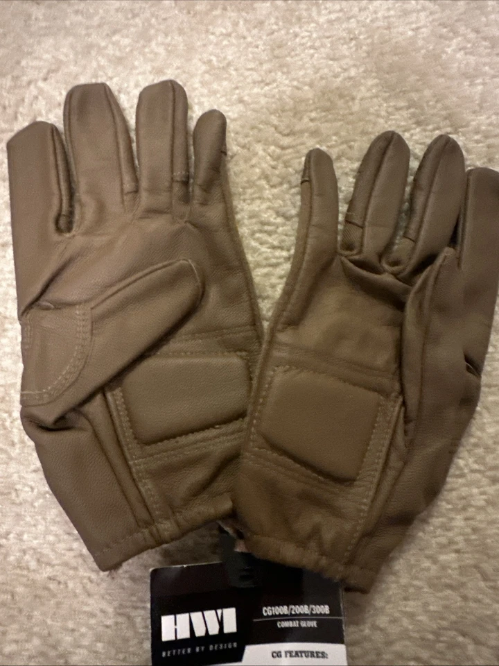 Guantes de combate HWI marrón coyote grandes Foto 4 de 4