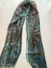 vintage scarf 100 silk Unisex So Beautiful