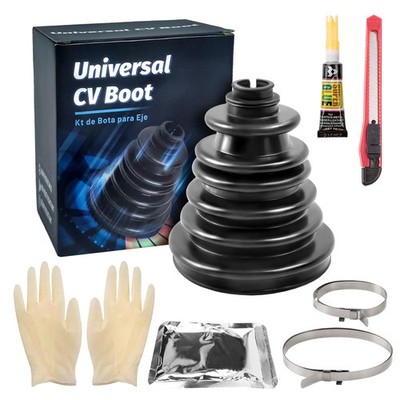 CVS18 CV Boot Split Constant Velocity Joint Gaiter Kit 2 Stainless Clamp