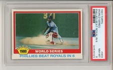 1981 World Series (Larry Bowa) #403 Topps PSA 8 Philadelphia Phillies