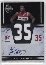 2011-12 Panini Limited 21/99 Trevor Booker #16 Auto 00a6
