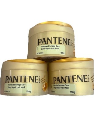 3 Pack Pantene Intensive Damage Care Deep Repair Hair Mask 150g Each