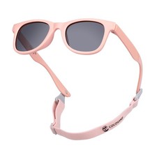 Toddler Baby Sunglasses with Strap Polarized Flexible Square Frame UV400 Prot...