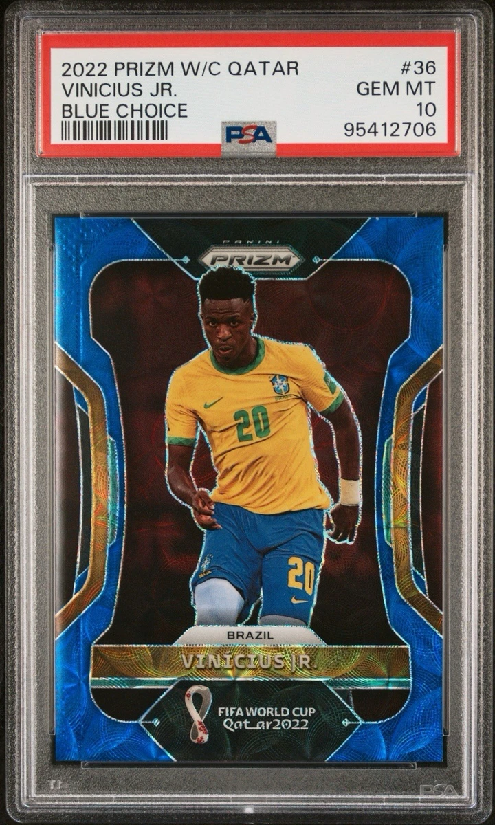 Preços baixos em 2022 Panini Prizm World Cup Qatar Vinicius Junior