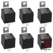 Pack JD2914 Car Relay, 24V 40A, 5 Pin SPDT, Automotive Switches 6 Iron Backrest