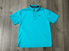 Under Armour Polo Shirt Mens XL Golf Stretch Performance Tech Short Sleeve