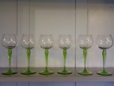 Beautiful Vintage Hock Glasses