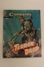 COMMANDO COMIC WAR STORIES IN PICTURES No.1247 TERROR DROP 1978 GN1306