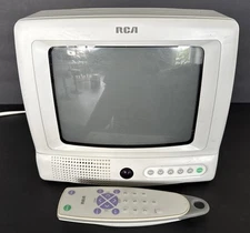 RCA TV Gaming CRT 9" Inch Retro Model E09344 With Remote Tested Works Vintage