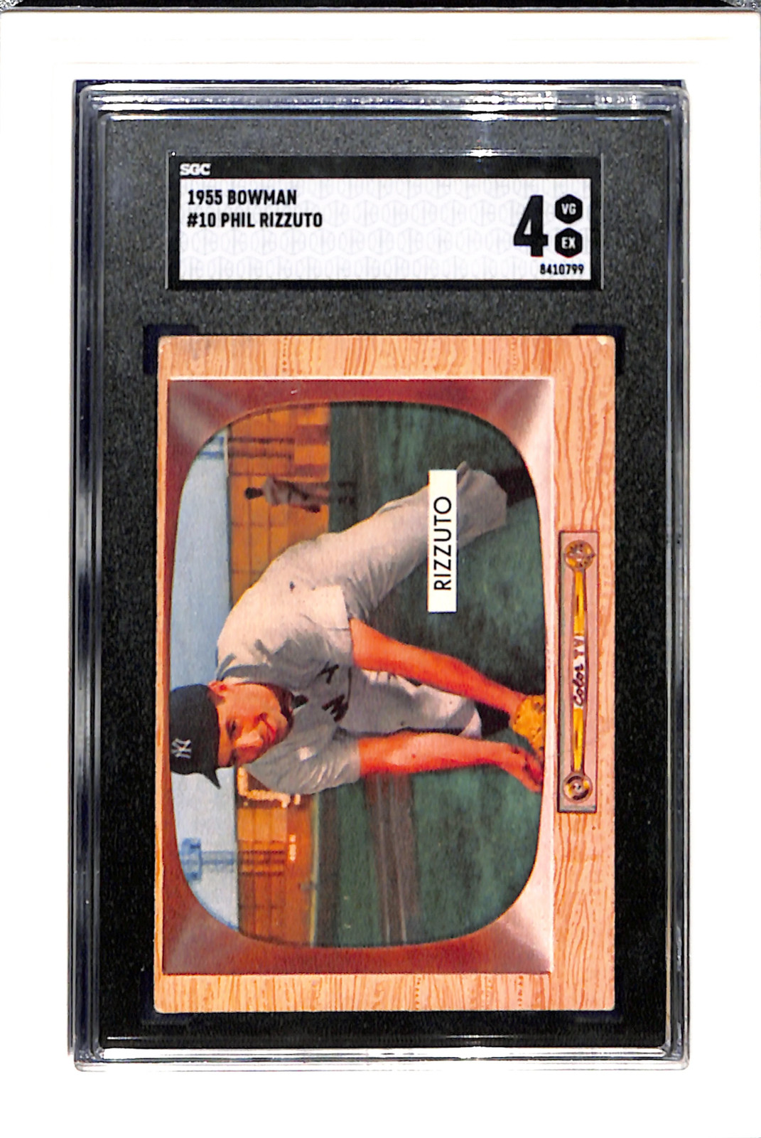 1955 Bowman #10 Phil Rizzuto SGC 4 SN 8410799