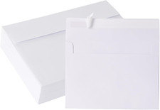 5X7 Envelopes 50 Pack, A7 White Envelopes for Invitations, 5 1/4 X 7 1/4 Large