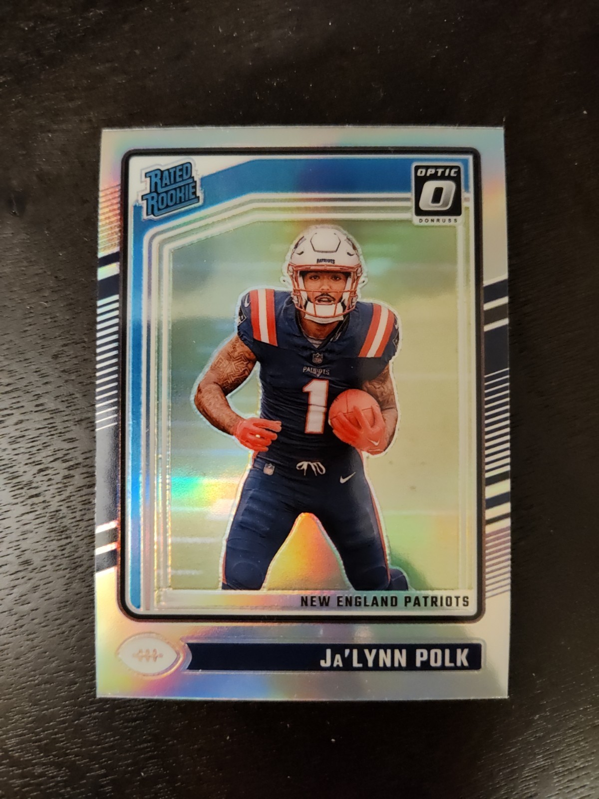 2024 Panini Donruss Optic - Rated Rookie Ja'Lynn Polk #240 Holo Prizm (RC)