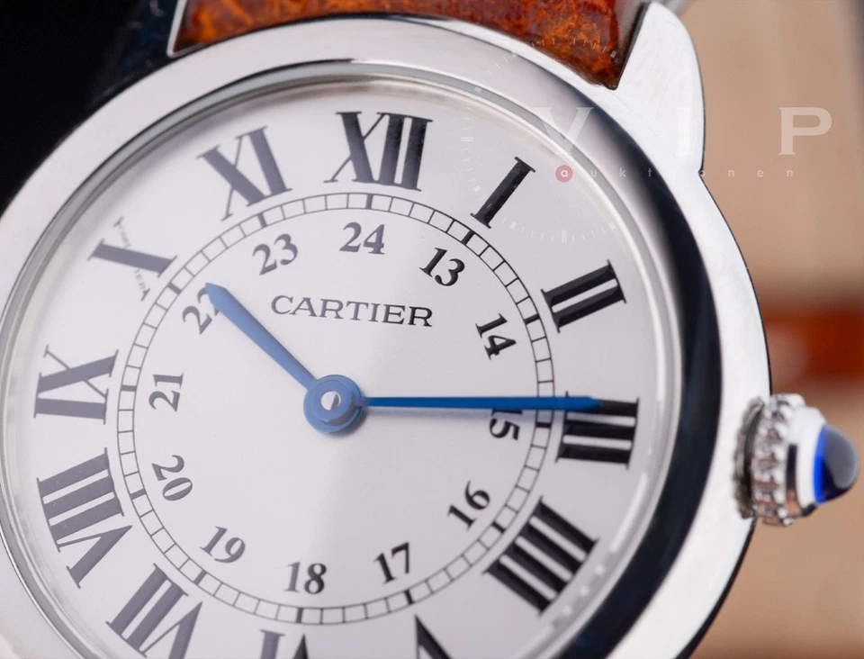 CARTIER RONDE SOLO MONTRE EDELSTAHL UHR DAMENUHR STEEL LADIES WATCH QUARTZ 3601 - Bild 1 von 4