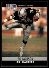 1990 Pro Set Bo Jackson #155 Los Angeles Raiders