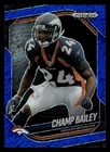 2025 Panini Prizm Black Football Blue Shimmer FOTL Champ Bailey #48