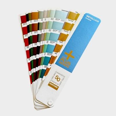 Pantone Plus Series Metallics Coated Color Guide Book