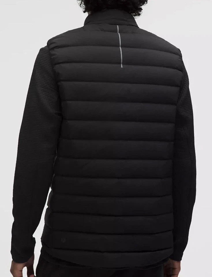 lululemon Navigation Down Vest 2025/26 Puffer 700 Fill Goose NEW BLK Men's $198 - Image 4 of 4
