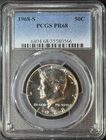 1968-S 50C Proof Kennedy Silver Half Dollar ~ PCGS PR68