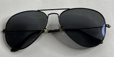 FRAME ONLY Ray Ban RB3025 Aviator Large Metal L2823 Black Sunglasses 58-14-135