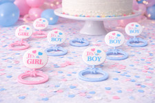 Baby Shower Rattle Party Favors   It  s a Boy  It  s a Girl   Set of 12 Sealed 