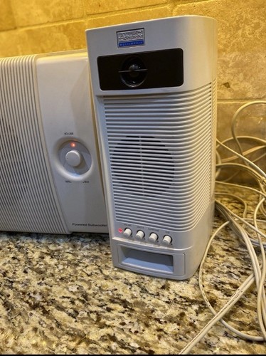 Vintage Altec Lansing ACS400 Computer Speaker System + Subwoofer ACS250 READ - 第 2/11 張圖片
