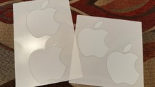 Apple Logo Sticker OEM - 2.5-inch logos, 2 per sheet, single sheet